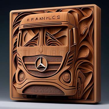 3D модель Mercedes Benz Antos (STL)
